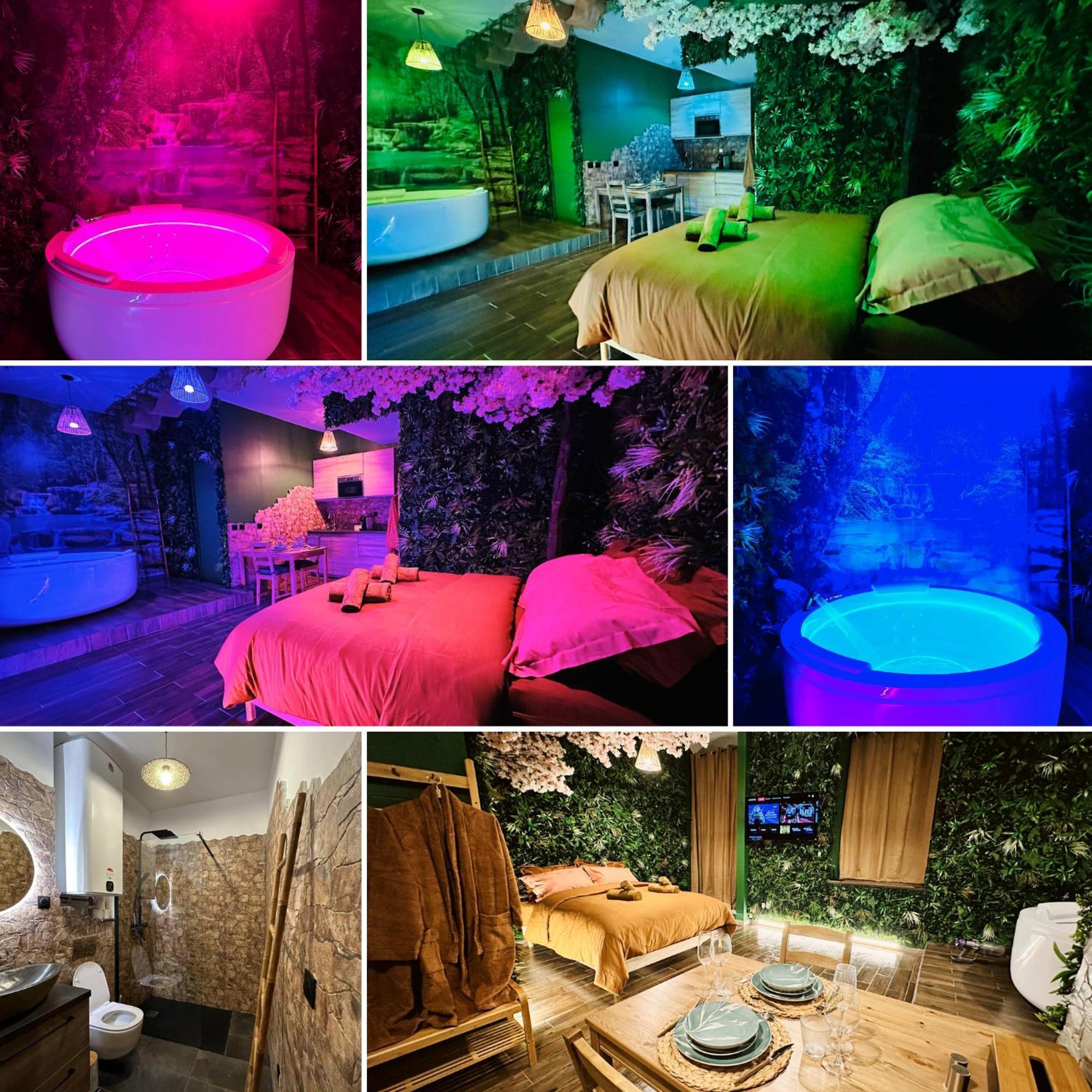 Narbnb - Jungle Suite - Jacuzzi - Centre - Clim 纳博讷 外观 照片