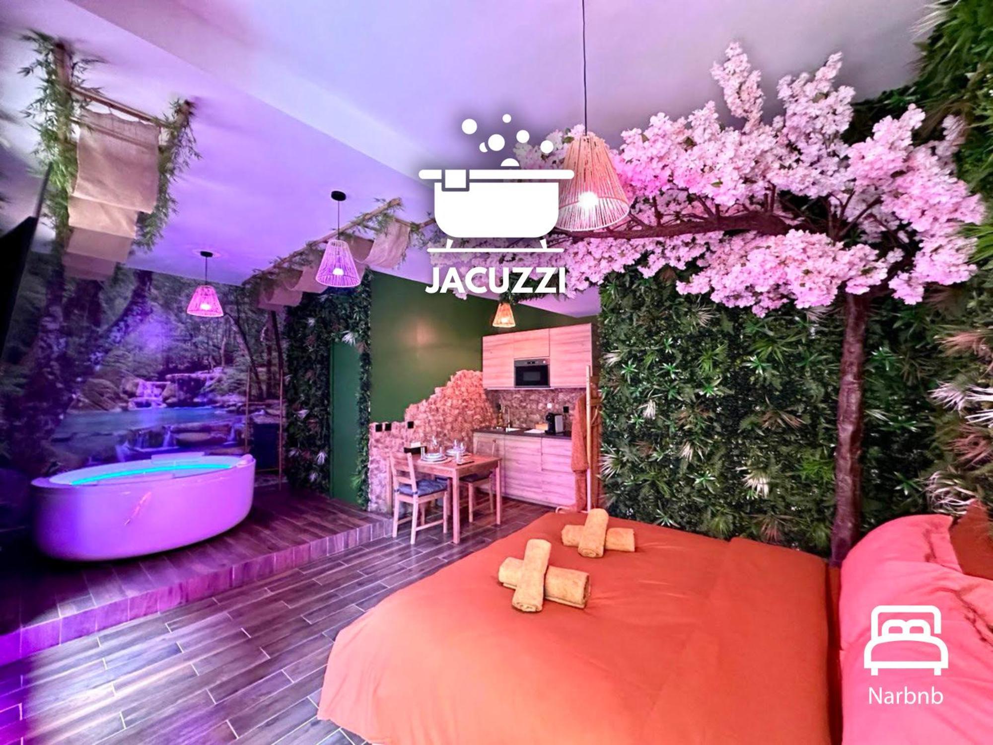 Narbnb - Jungle Suite - Jacuzzi - Centre - Clim 纳博讷 外观 照片